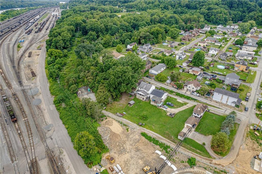 4 Howe Street Elrama, PA 15038 - Photo 27 of 29 an aerial view of a residential houses with outdoor space and street view