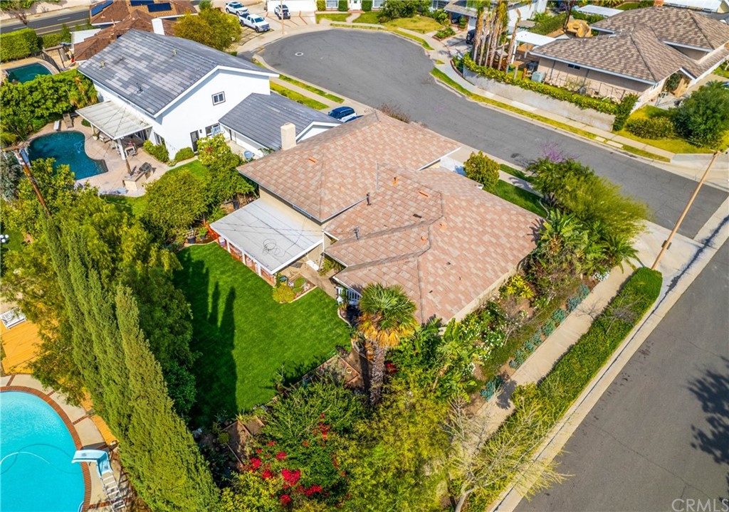 1766 North Mockingbird Place Orange, CA 92867 - Photo 33 of 39 an aerial view of residential houses with outdoor space