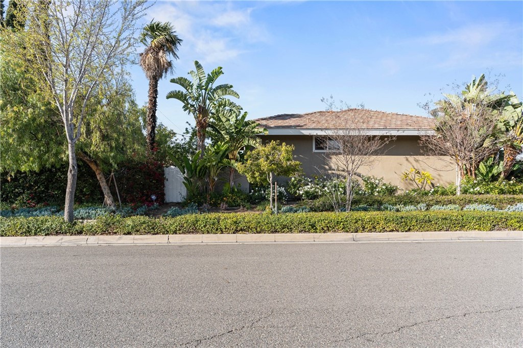 1766 North Mockingbird Place Orange, CA 92867 - Photo 36 of 39 a front view of a house with a yard and potted plants