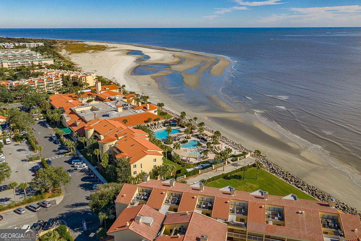 201 Neptune Road, Unit 258 St. Simons, GA 31522 - Photo 35 of 52 an aerial view of a house with a ocean view