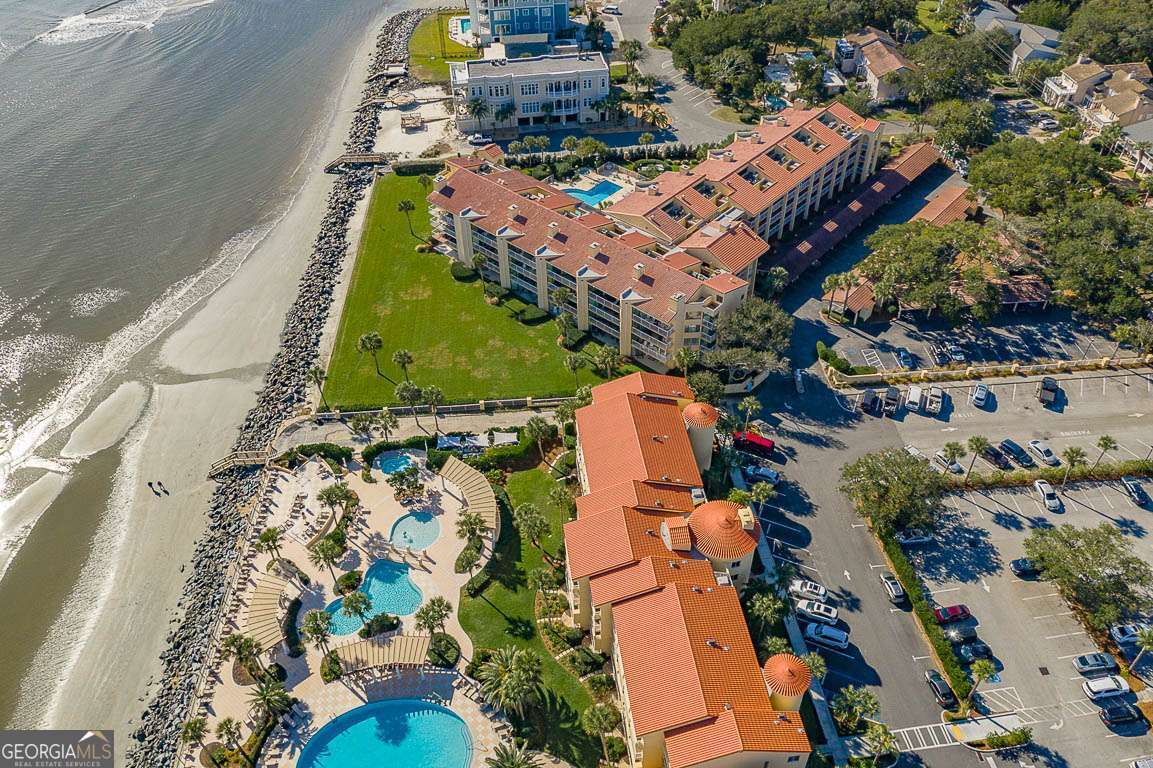 201 Neptune Road, Unit 258 St. Simons, GA 31522 - Photo 41 of 48 an aerial view of a house with a yard