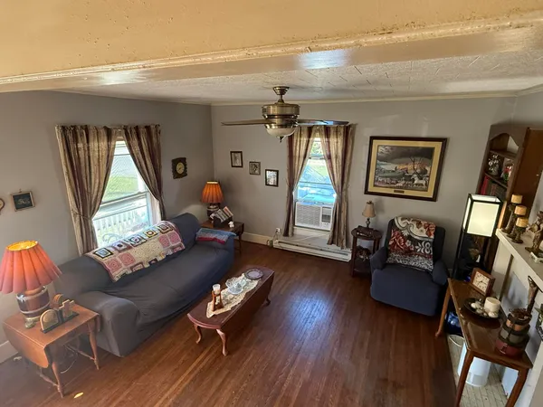 a room with musical instruments