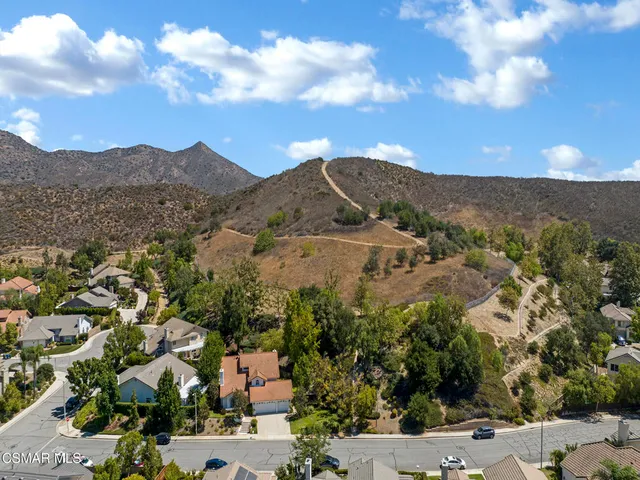 a view of city and mountain