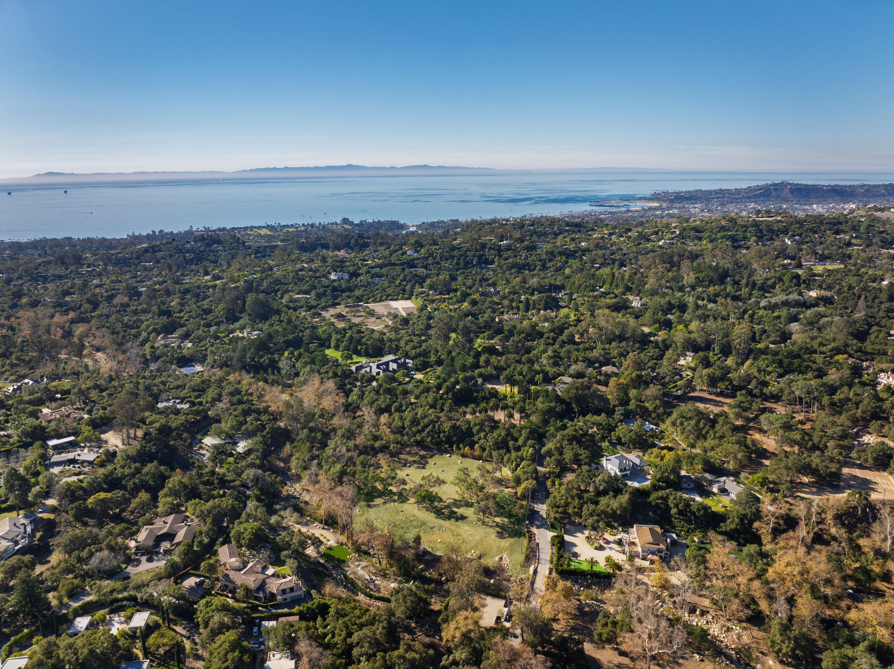 780 Ashley Road Montecito, CA 93108 - Photo 2 of 9 an aerial view of residential building and green space