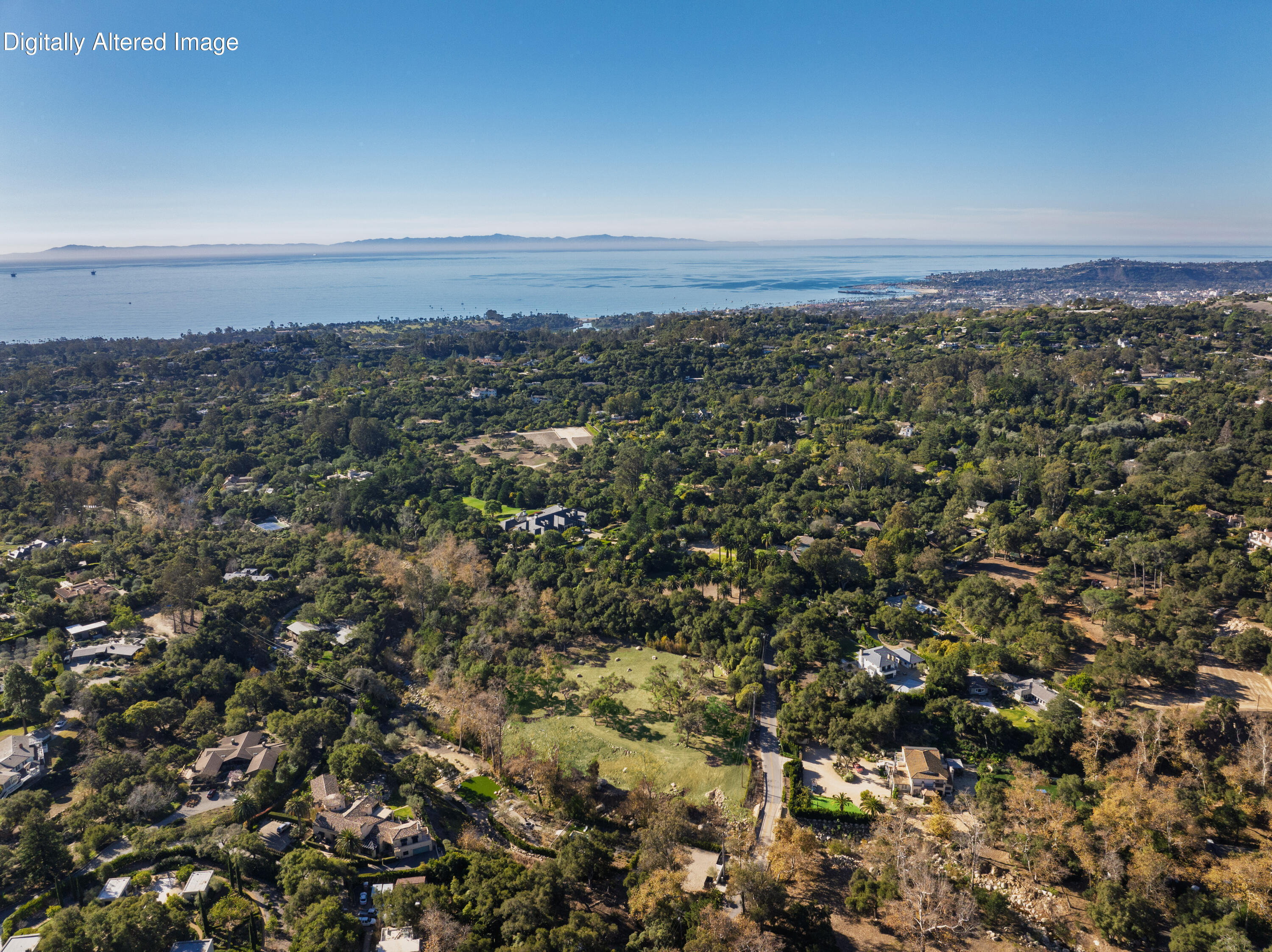 780 Ashley Road Montecito, CA 93108 - Photo 2 of 9 an aerial view of residential building and green space