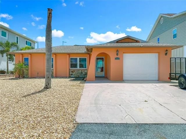 a front view of a building with entryway