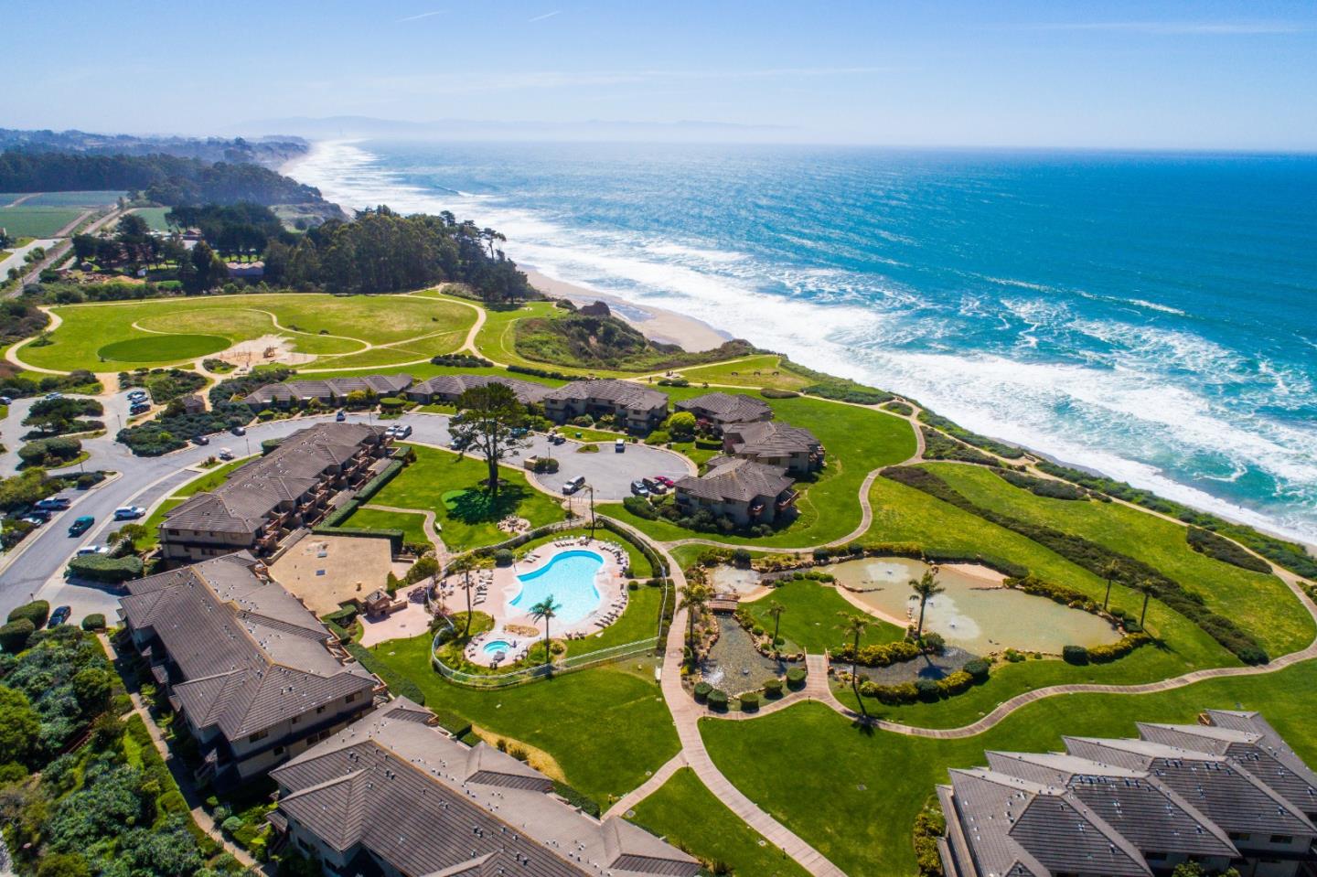 449 Seascape Resort Drive Aptos, CA 95003 - Photo 12 of 14 an aerial view of a pool patio swimming pool and outdoor seating
