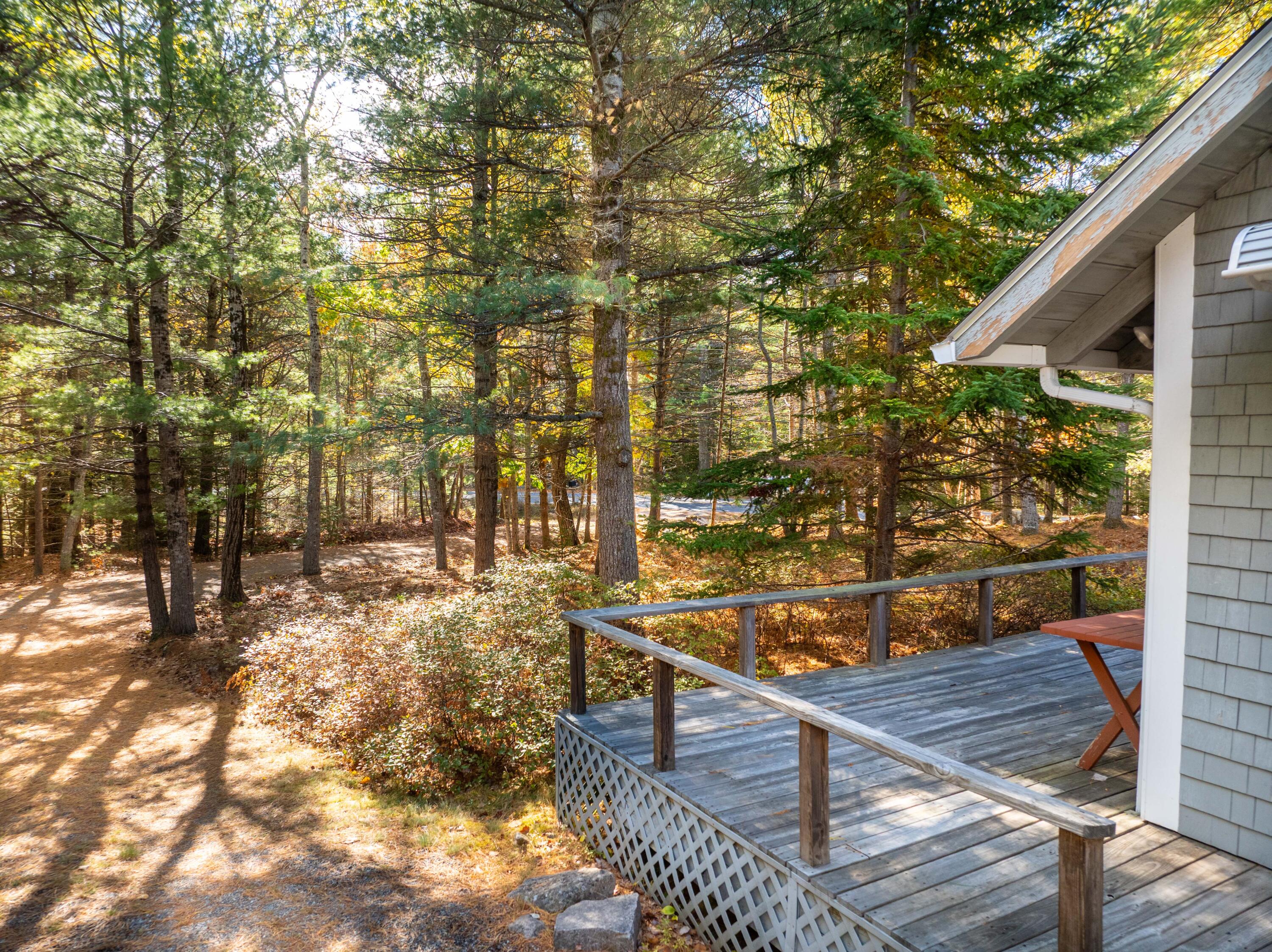 12 Hall Quarry Road Mount Desert, ME 04660 - Photo 5 of 48 12 Hall Quarry-Front deck to driveway an