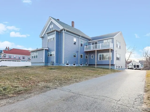 a view of a house with a outdoor space