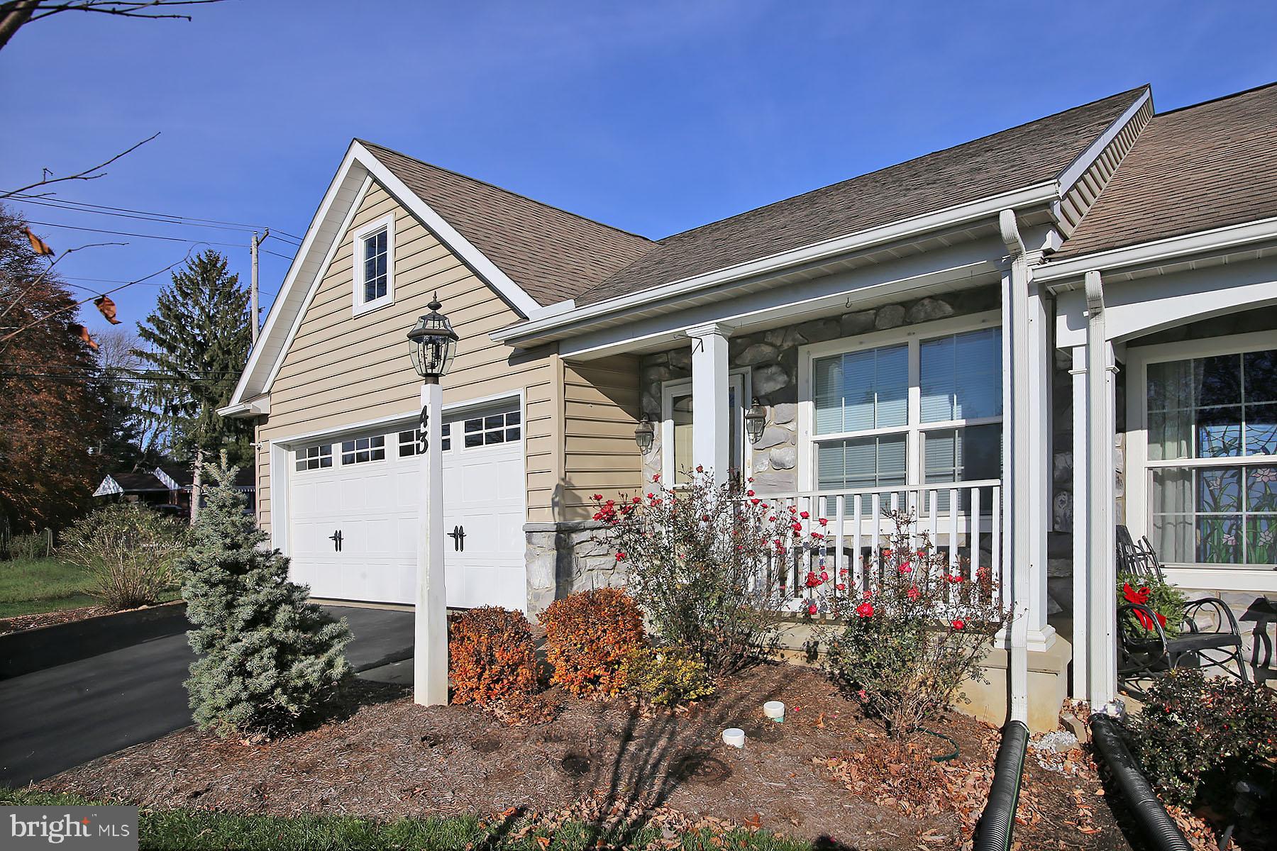 43 Farm Lane Lancaster, PA 17603 - Photo 2 of 42 front view of a house with a porch