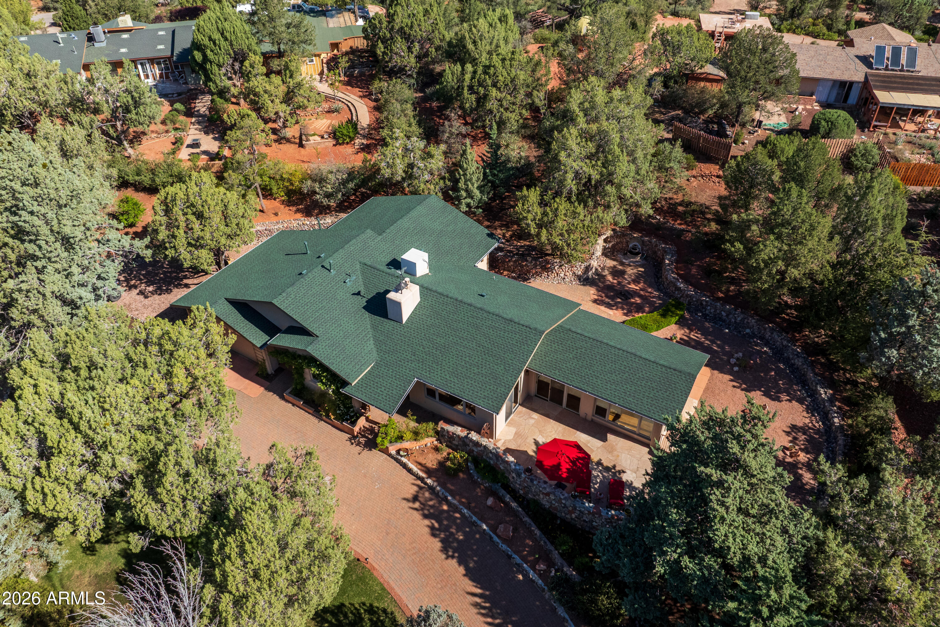 190 Morgan Road Sedona, AZ 86336 - Photo 5 of 51 an aerial view of a house