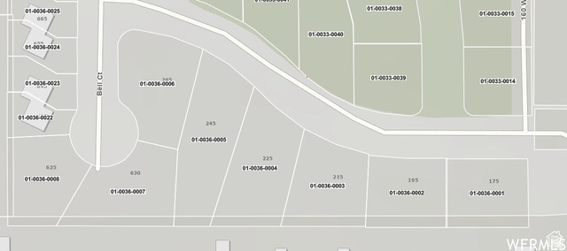 625 North Bell Court Castle Dale, UT 84513 - Photo 4 of 4 Plat Map. Illustrating property divisions and parcel identification numbers within the depicted area