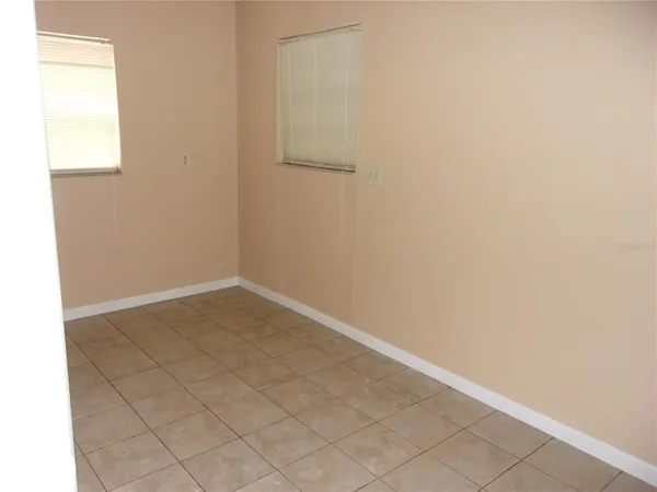 a view of a small space with window