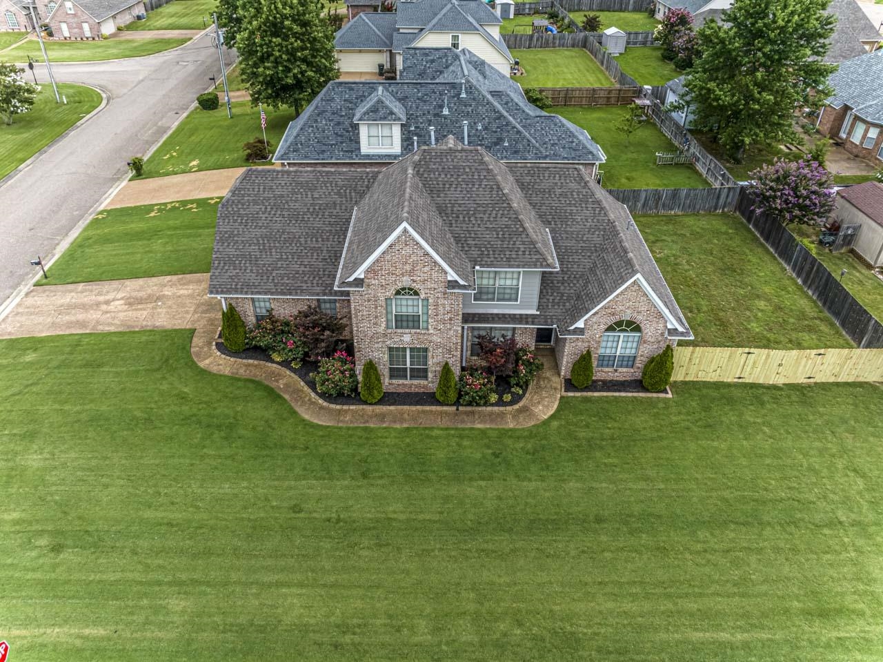 260 Terry Road Oakland, TN 38068 - Photo 3 of 33 Birds eye view of property