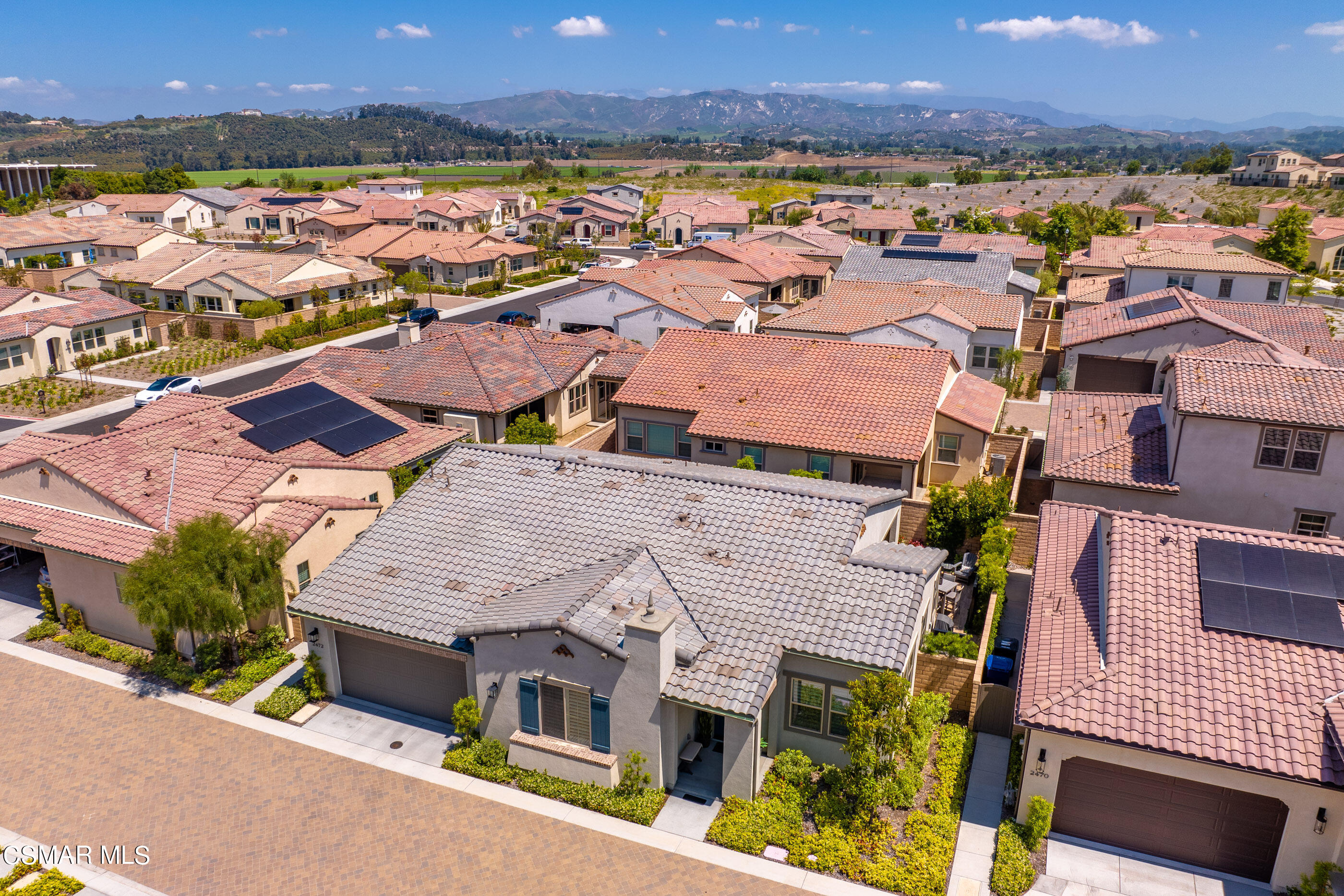 2472 Rondell Road Camarillo, CA 93012 - Photo 54 of 65 an aerial view of residential houses with outdoor space