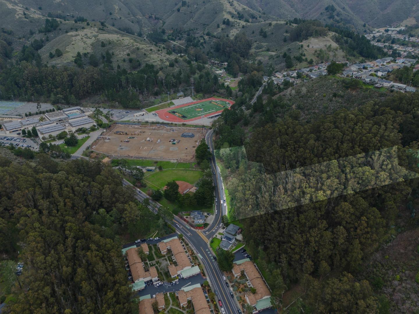 0 Everglades Drive Pacifica, CA 94044 - Photo 6 of 29 an aerial view of a house with a yard