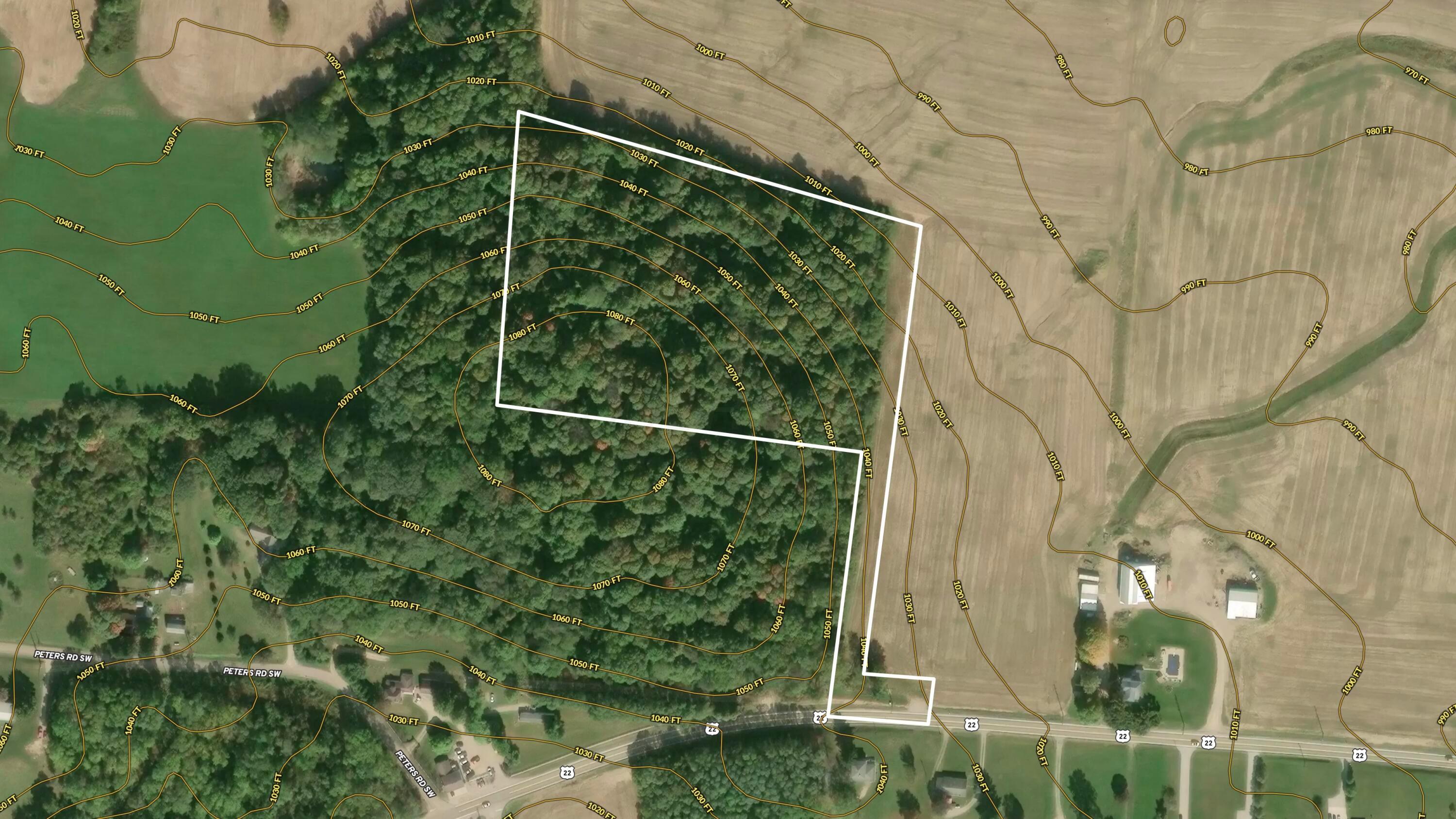 9874 Cincinnati-Zanesville Road Southwest Amanda, OH 43102 - Photo 49 of 50 aerial topo