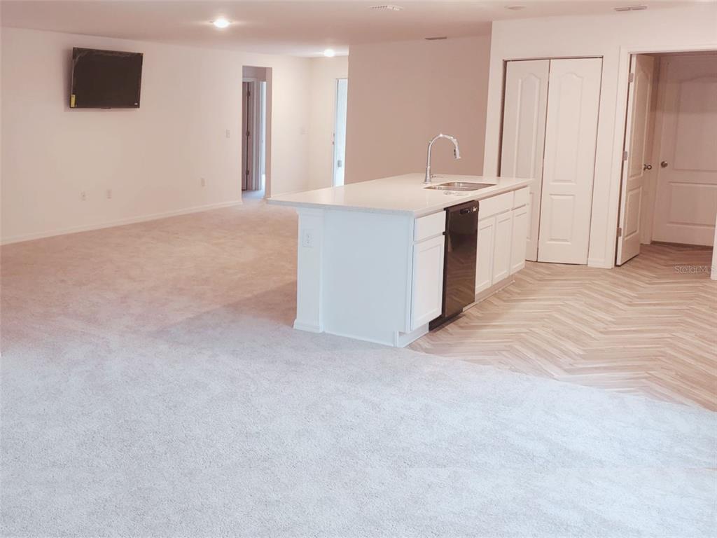 108 West Goldcoast Place Dunnellon, FL 34434 - Photo 9 of 26 a view of a kitchen with a sink and a fireplace