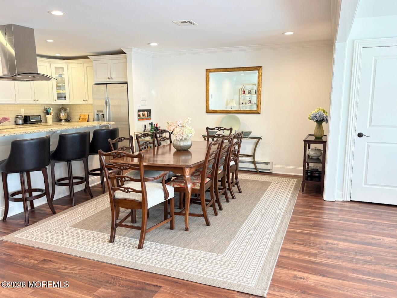 29 Dickinson Court Red Bank, NJ 07701 - Photo 11 of 36 a view of a a dining room with furniture window and wooden floor