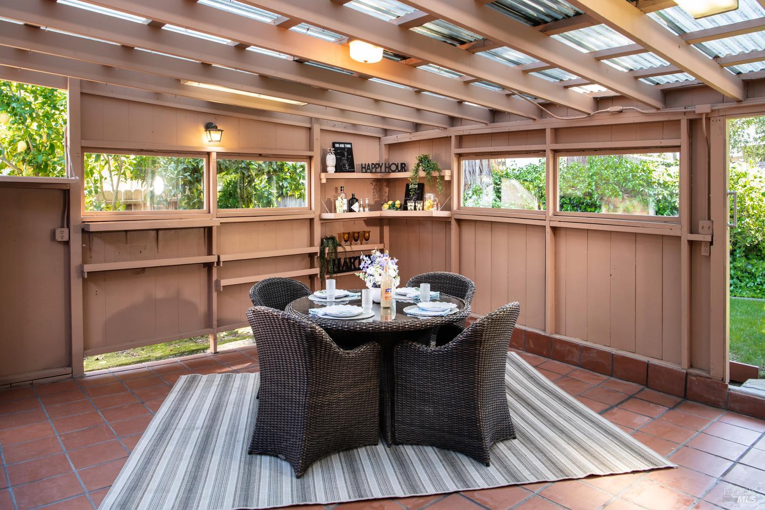 7949 Tocchini Street Sebastopol, CA 95472 - Photo 13 of 34 Imagine all those fun times awaiting you to entertain your guests, protected from the wind.