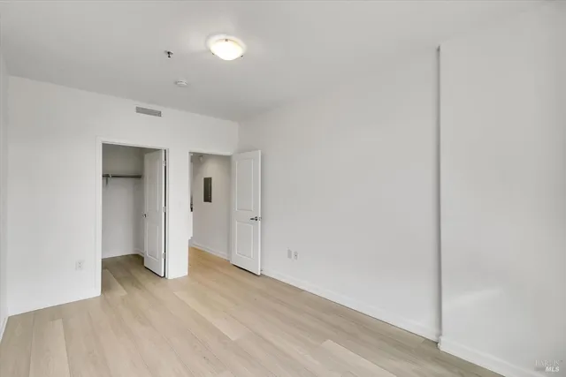 a view of a room with shelf