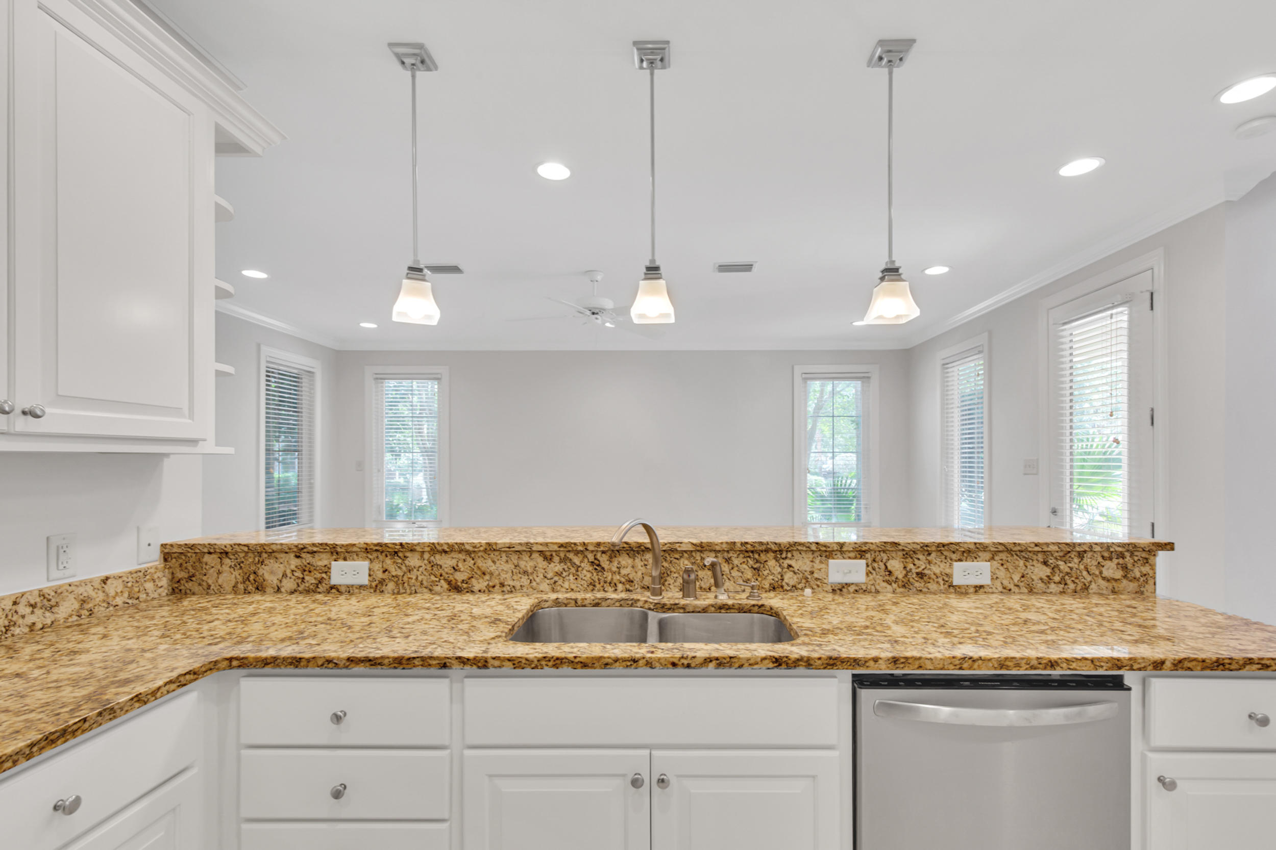 198 South Zander Way Santa Rosa Beach, FL 32459 - Photo 13 of 37 a bathroom with a granite countertop sink and a large mirror