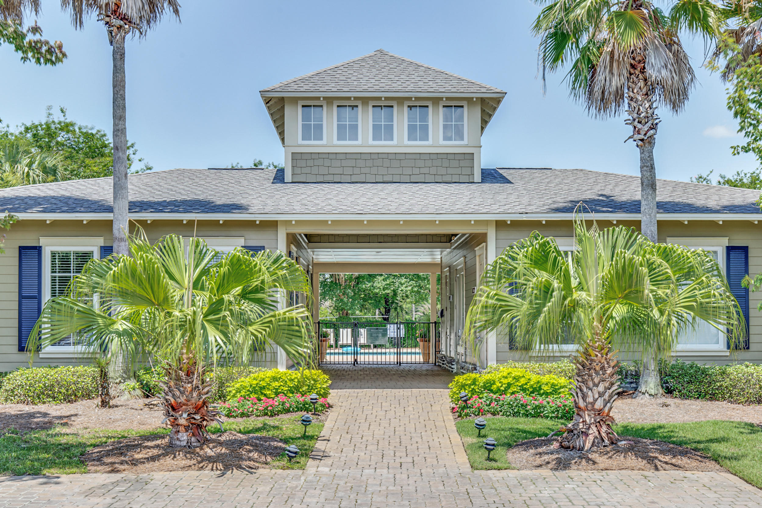 198 South Zander Way Santa Rosa Beach, FL 32459 - Photo 33 of 37 a front view of a house with garden