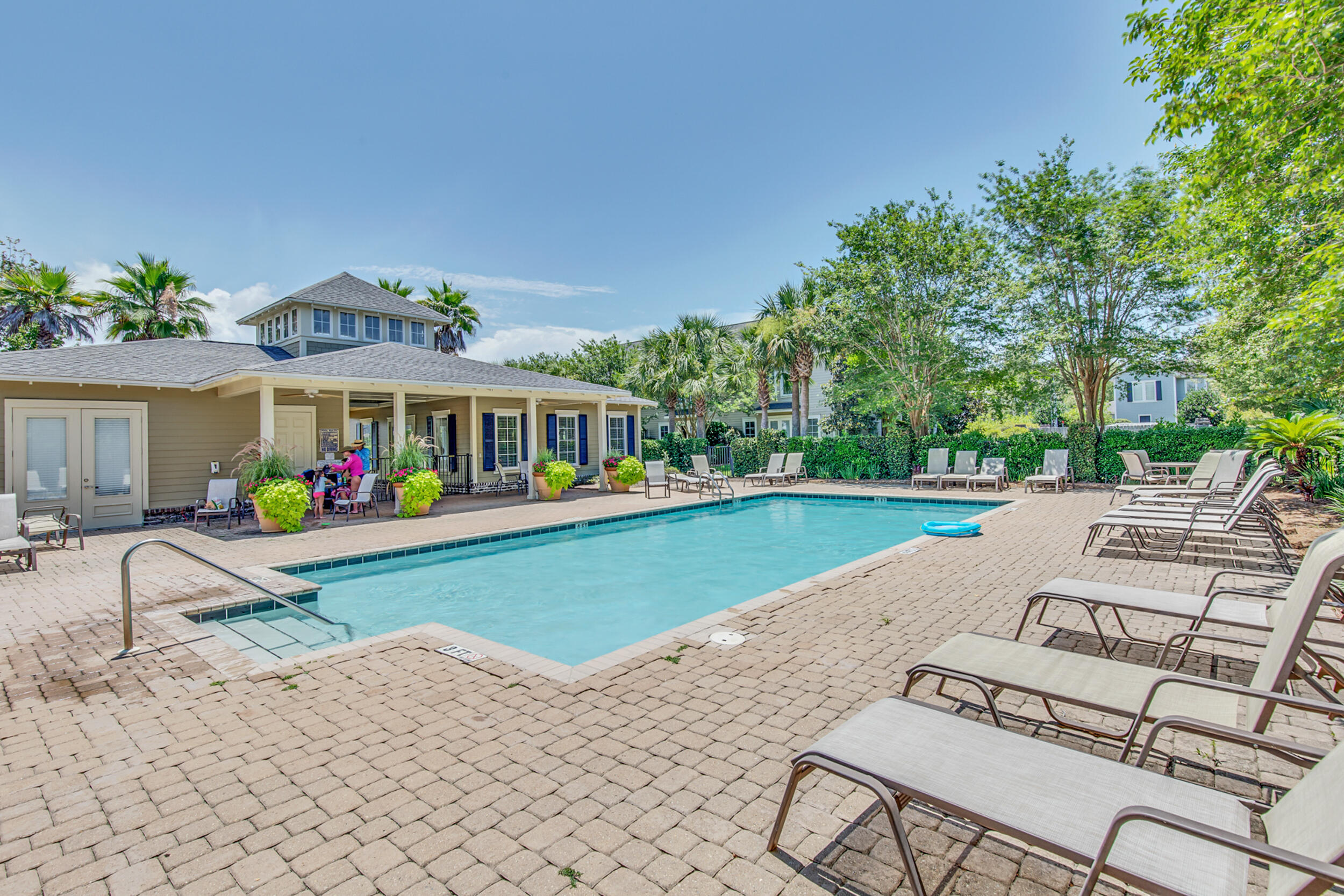 198 South Zander Way Santa Rosa Beach, FL 32459 - Photo 35 of 37 a view of swimming pool that has lawn chairs wooden floor and fence