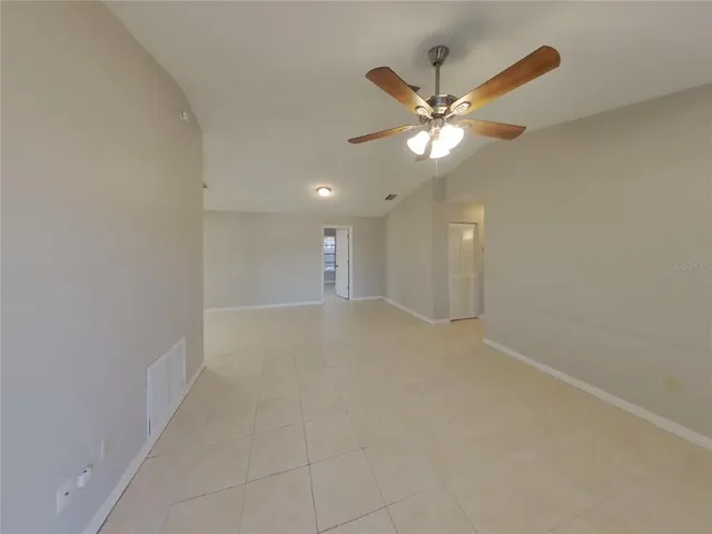 a view of an empty room