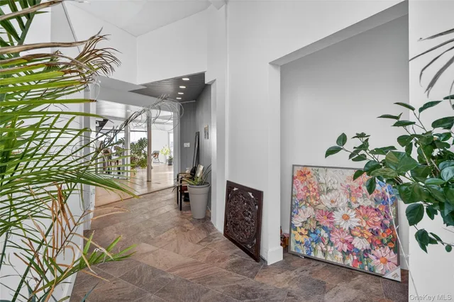 a view of a entryway