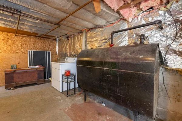 a view of storage and utility room