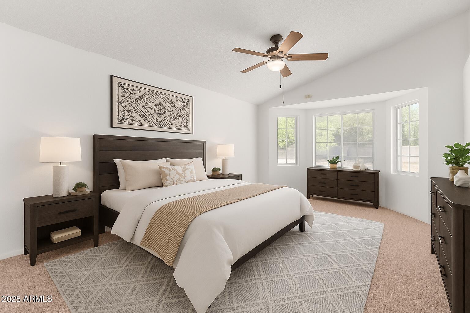 3419 North 70th Avenue Phoenix, AZ 85033 - Photo 14 of 31 a spacious bedroom with a bed and a couch
