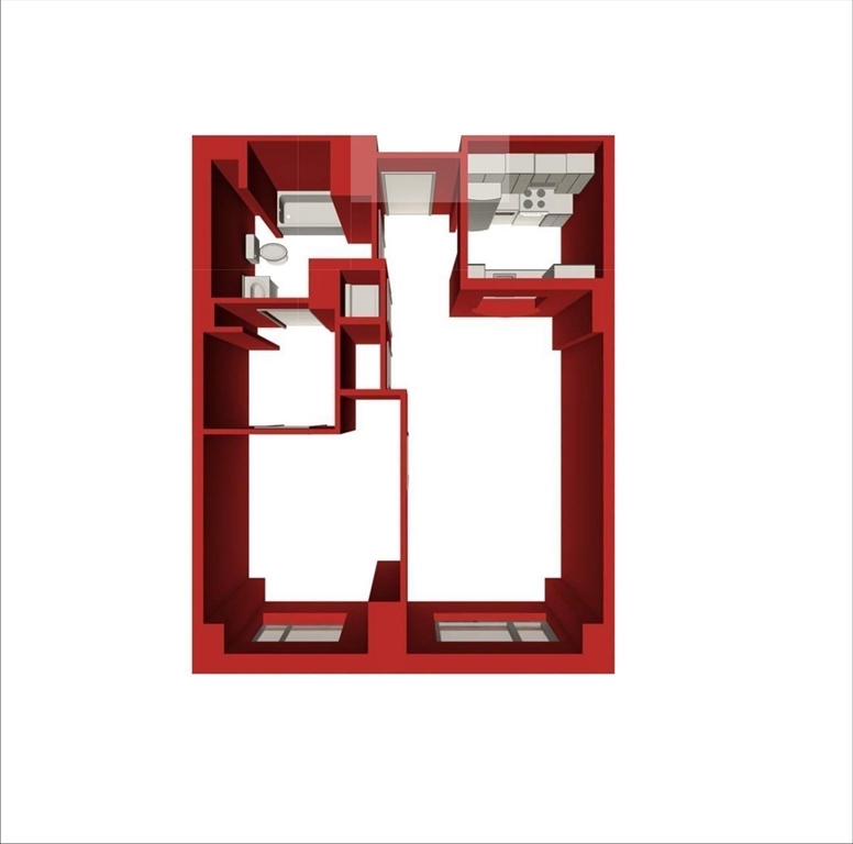 170 Brookline Avenue, Unit 616 Boston, MA 02215 - Photo 3 of 6 a picture of a bench in front of a door