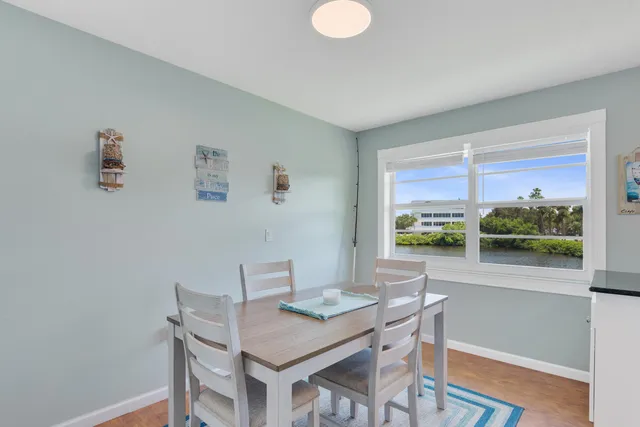 a workspace with furniture and window