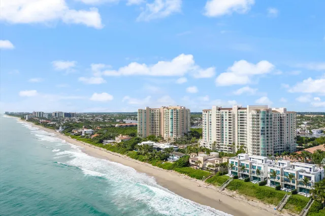 a view of a city with tall buildings