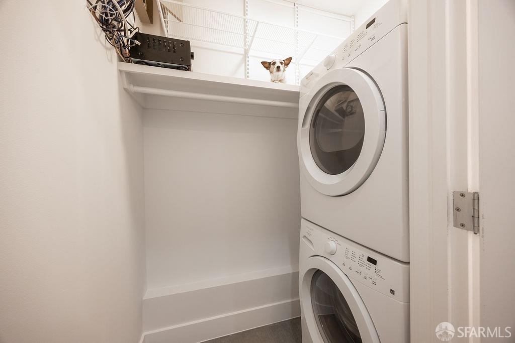 3418 26th Street, Unit 1 San Francisco, CA 94110 - Photo 14 of 20 a utility room with dryer and washer
