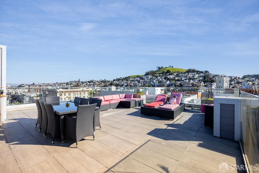 3418 26th Street, Unit 1 San Francisco, CA 94110 - Photo 16 of 20 a view of roof deck with seating space