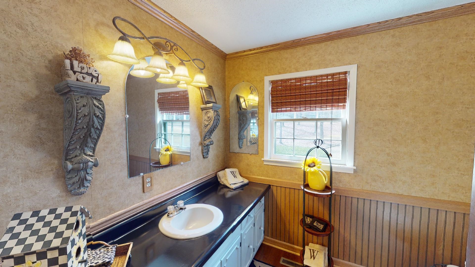 3445 Highway 142 Counce, TN 38326 - Photo 20 of 25 a bathroom with a sink a mirror and a window