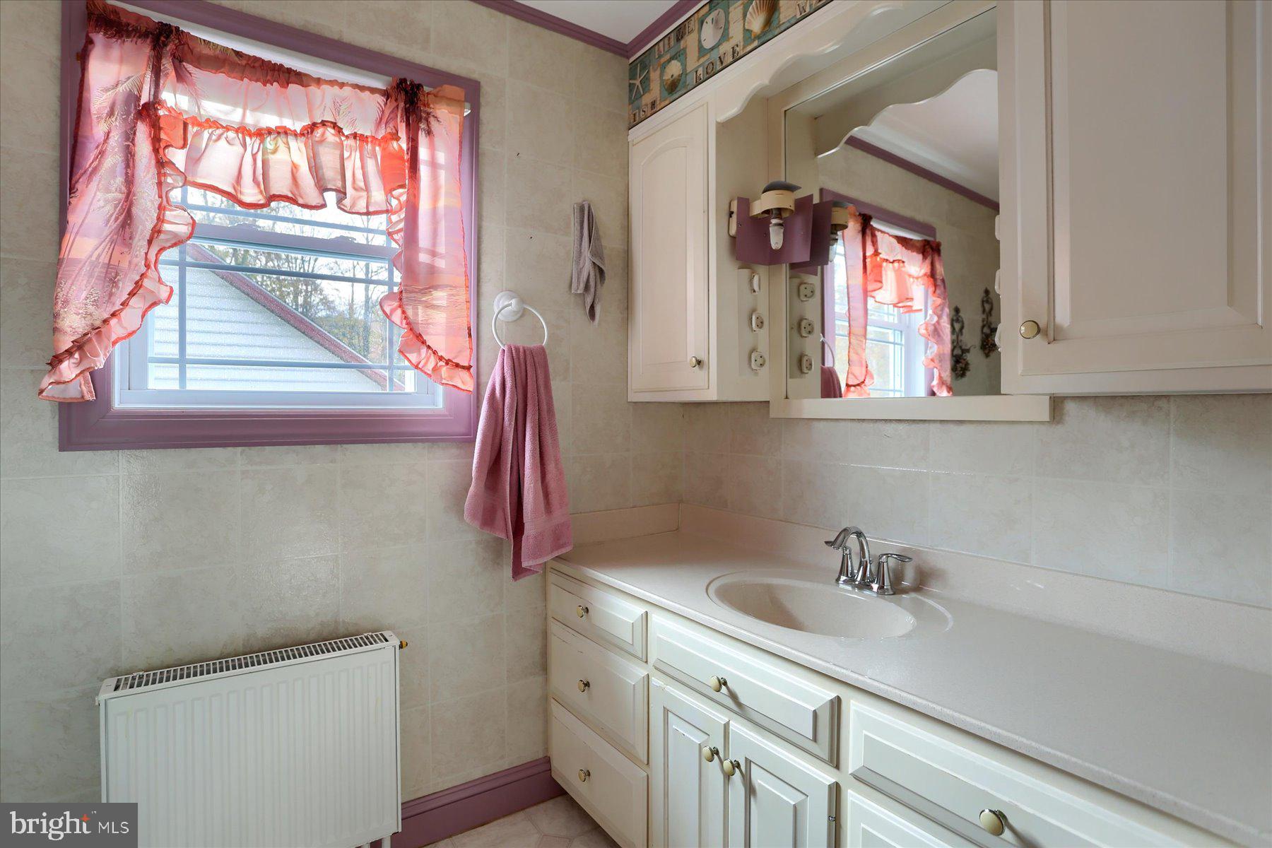 7504 Raccoon Valley Road Millerstown, PA 17062 - Photo 20 of 71 a bathroom with a sink a mirror and a window