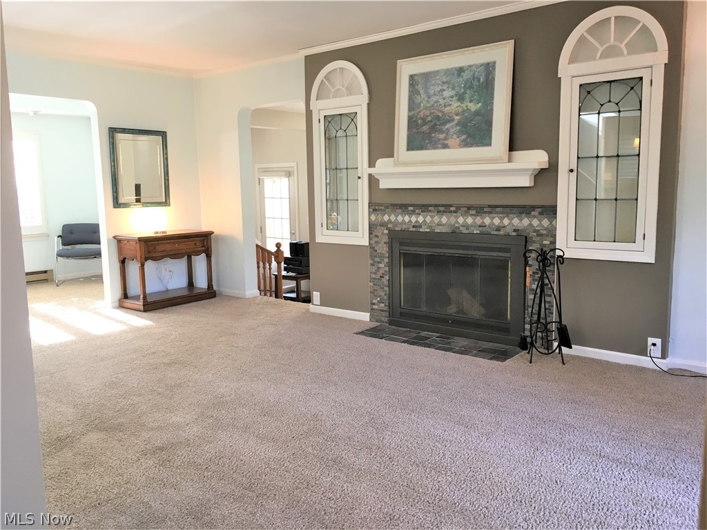 24101 Center Ridge Road Westlake, OH 44145 - Photo 2 of 35 Formal living room with fireplace