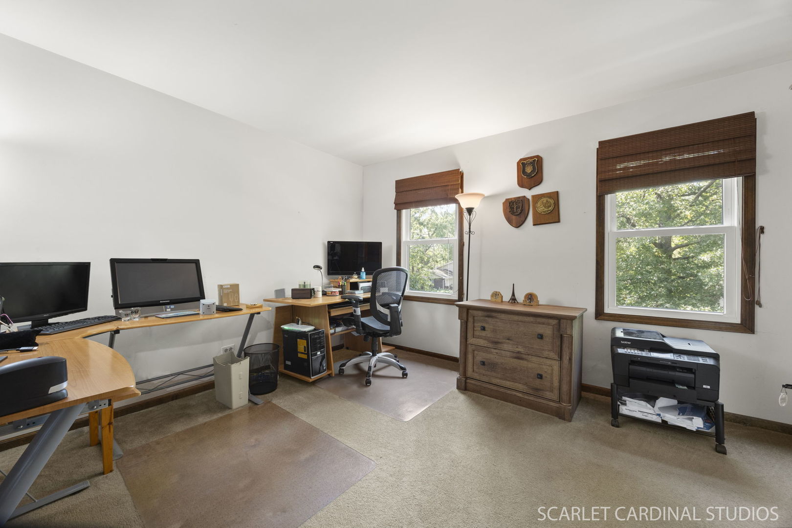 4705 Elm Street Lisle, IL 60532 - Photo 12 of 21 a bedroom with workspace and a window