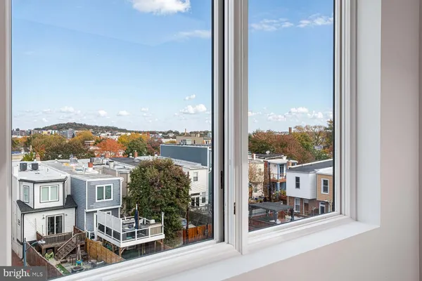 a view of a city from a window