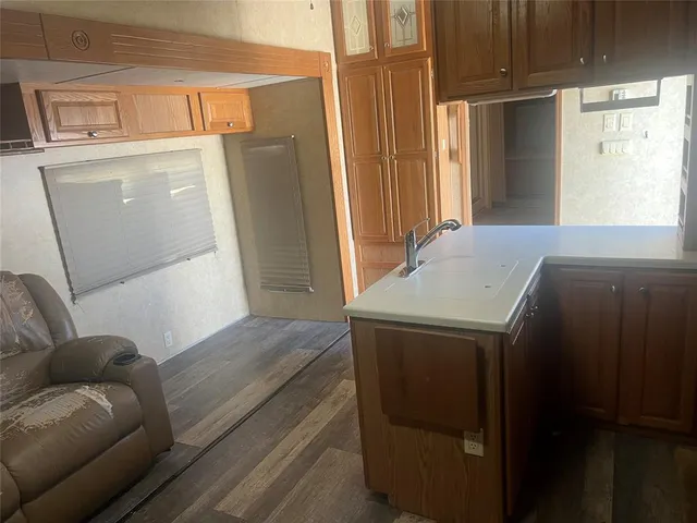 a living room with a couch and a table