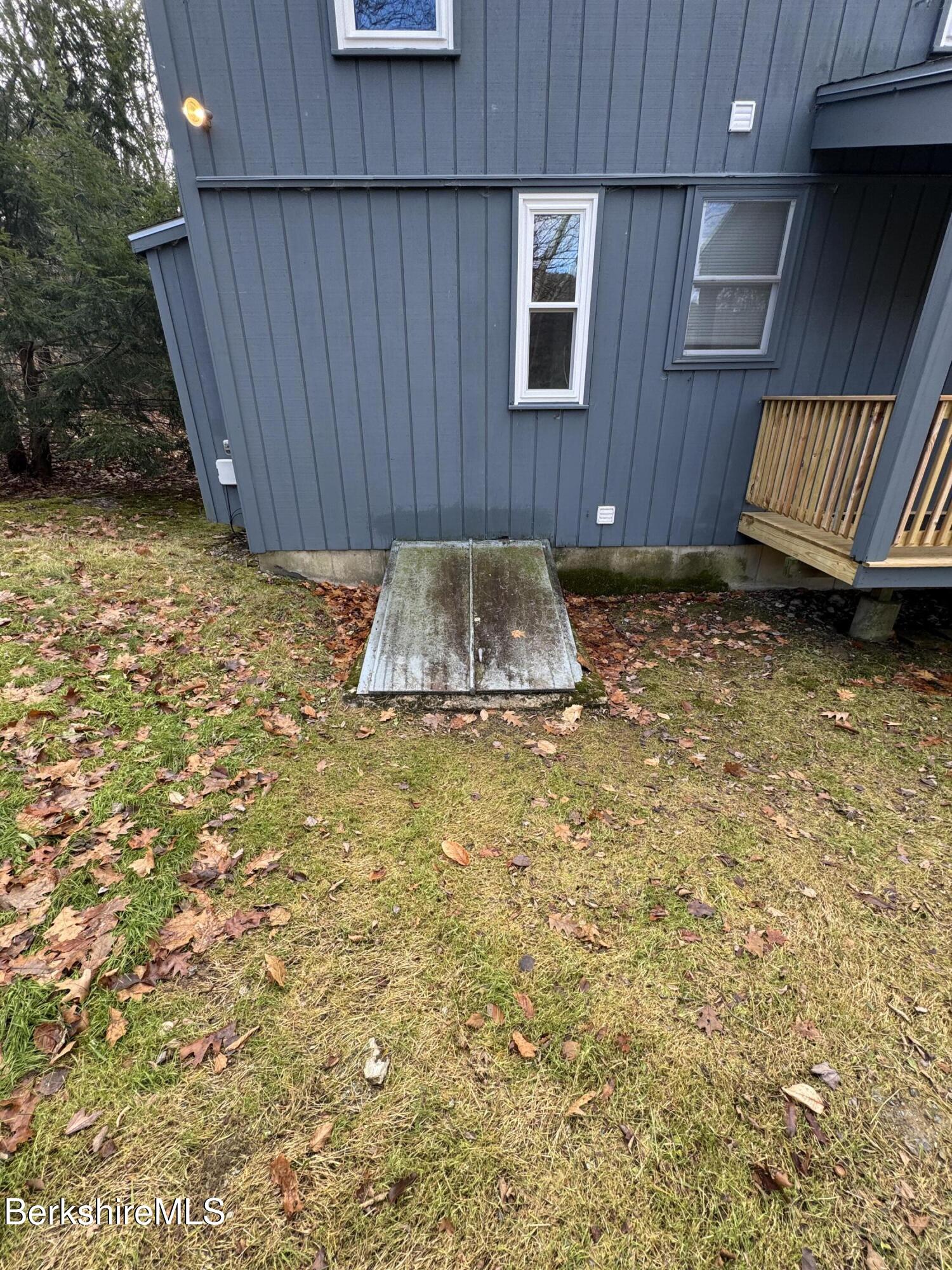 271 Brodie Mountain Road Hancock, MA 01237 - Photo 20 of 27 a view of a backyard with jacuzzi