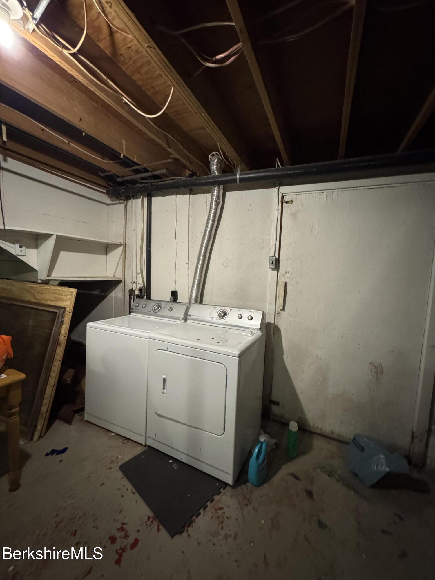 271 Brodie Mountain Road Hancock, MA 01237 - Photo 25 of 27 a utility room with dryer and washer
