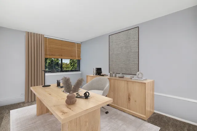 a room with furniture and window