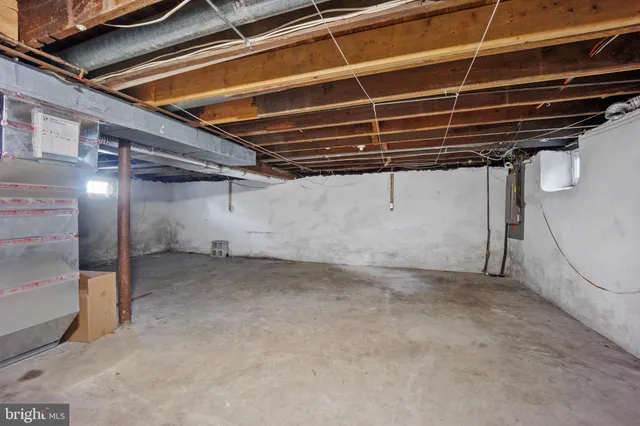 a view of storage and utility room