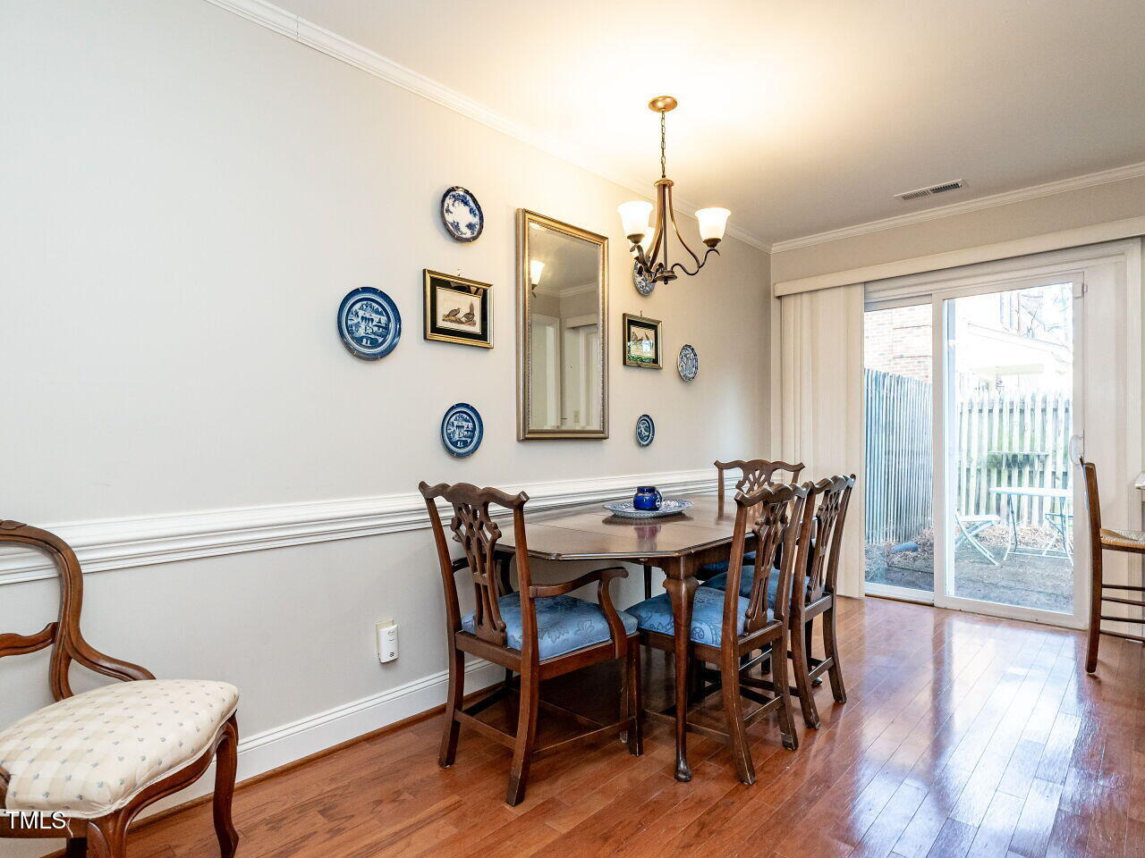 3721 Browning Place Raleigh, NC 27609 - Photo 12 of 17 Dining and Sliding Door