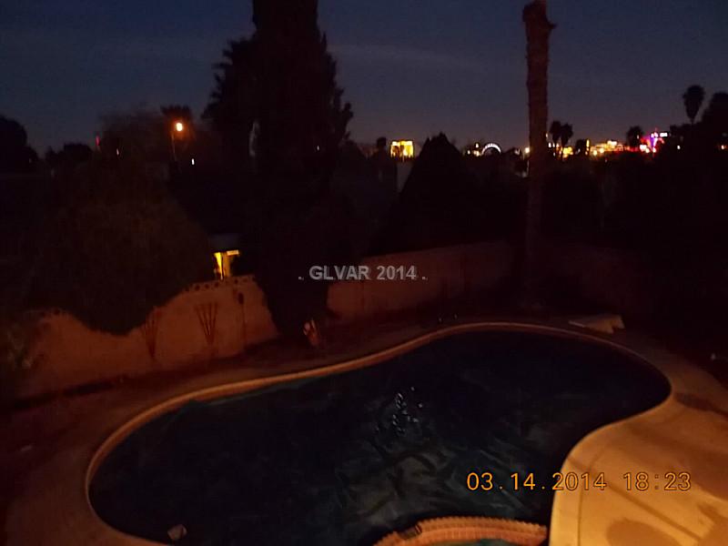 3236 Mountain Spring Road Las Vegas, NV 89146 - Photo 10 of 11 Property Photo. View of backyard from Master Bedroom window.