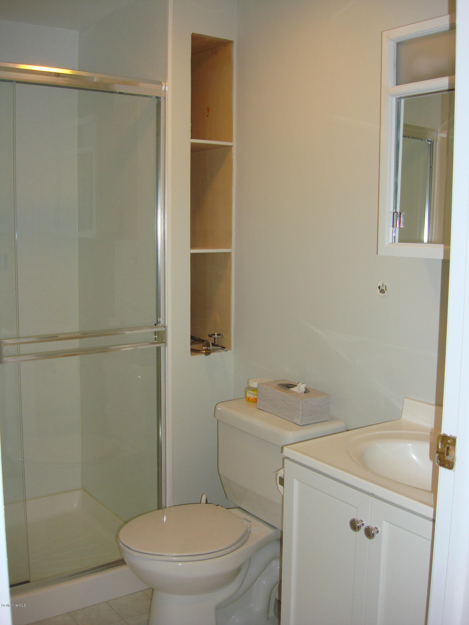91 Middlefield Road Peru, MA 01235 - Photo 9 of 21 a bathroom with a toilet and a shower